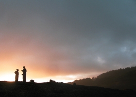 image of intertidal sunset